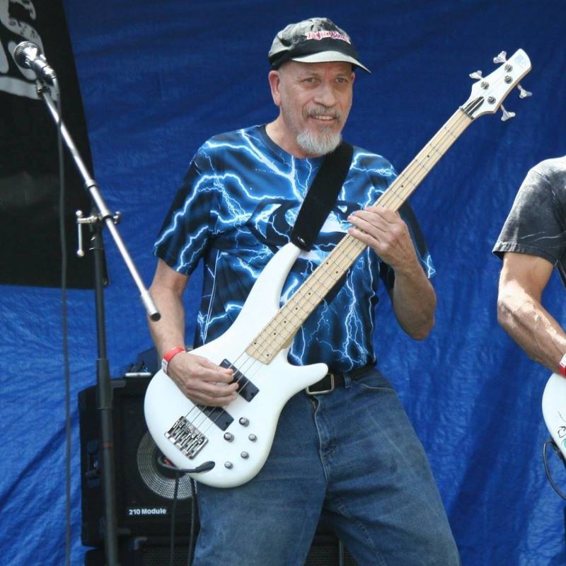 On Stage at Barbary Coast outdoors